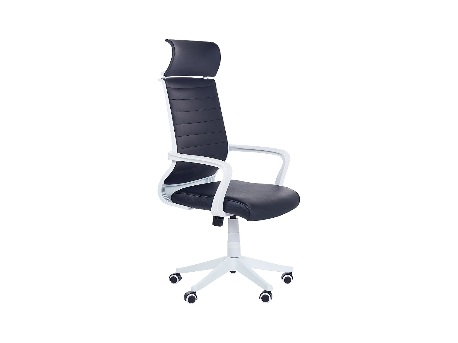 Chaise de bureau LEADER Cuir PU Noir