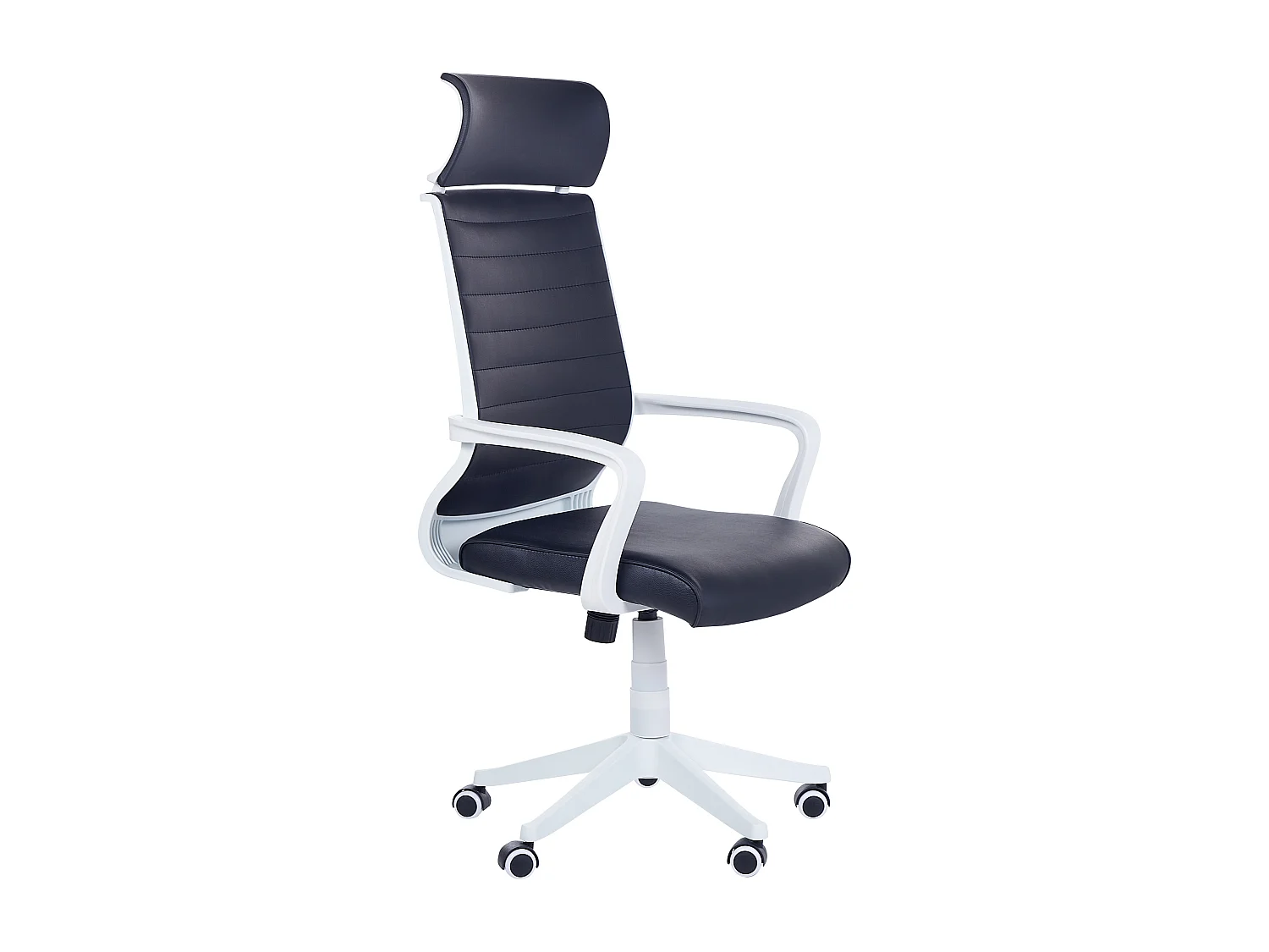 Chaise de bureau LEADER Cuir PU Noir