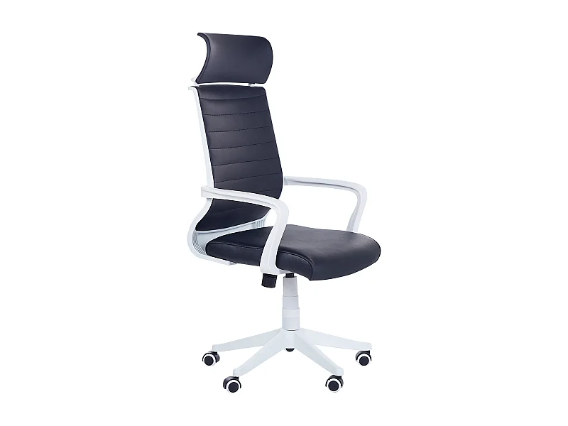 Chaise de bureau LEADER Cuir PU Noir