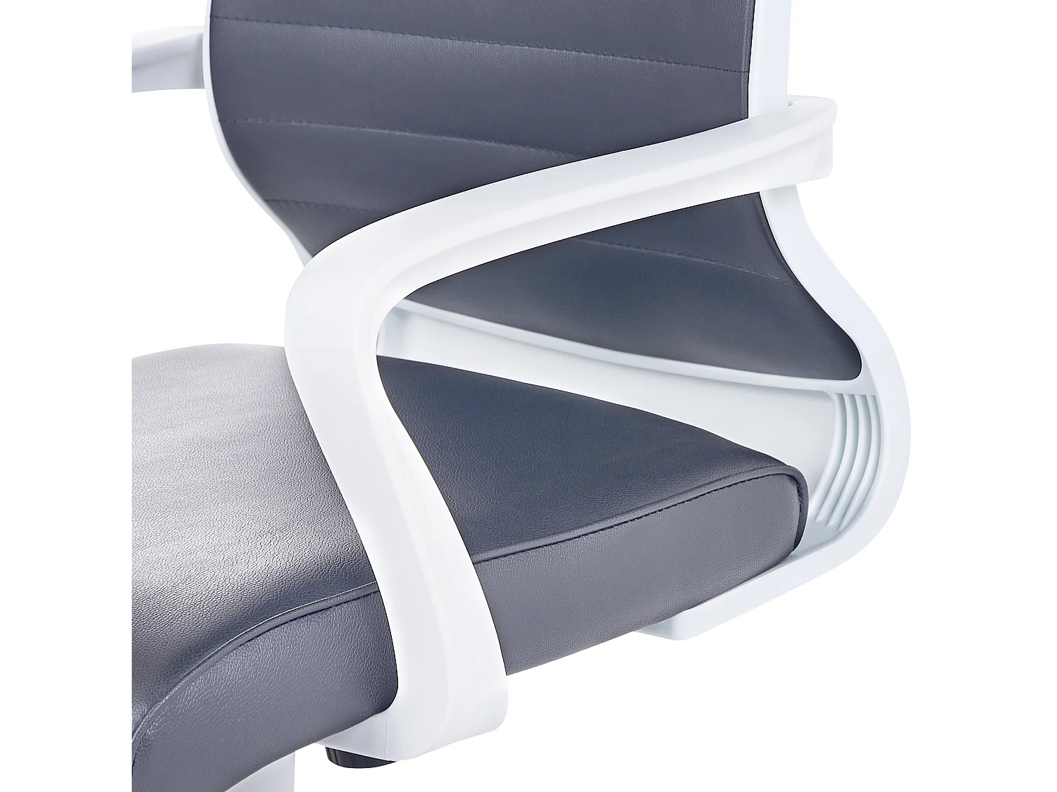 Sedia da ufficio LEADER Pelle sintetica Grigio