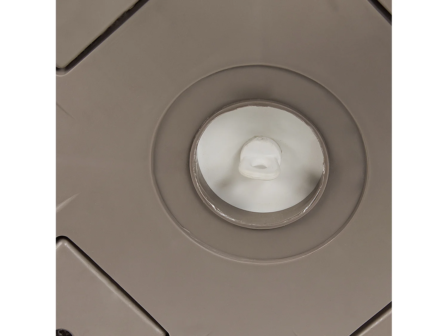 Glacière de bar AISA 49 cm 49 cm Imitation bois Taupe