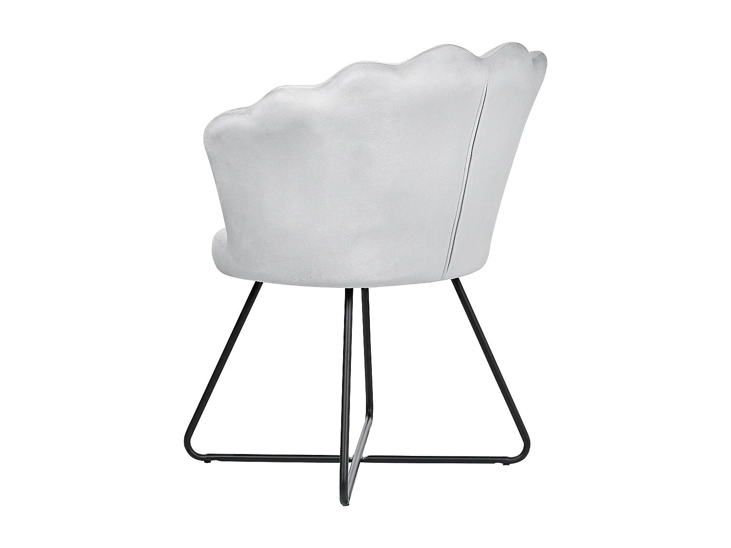 Fauteuil LOVELOCK Velours Gris