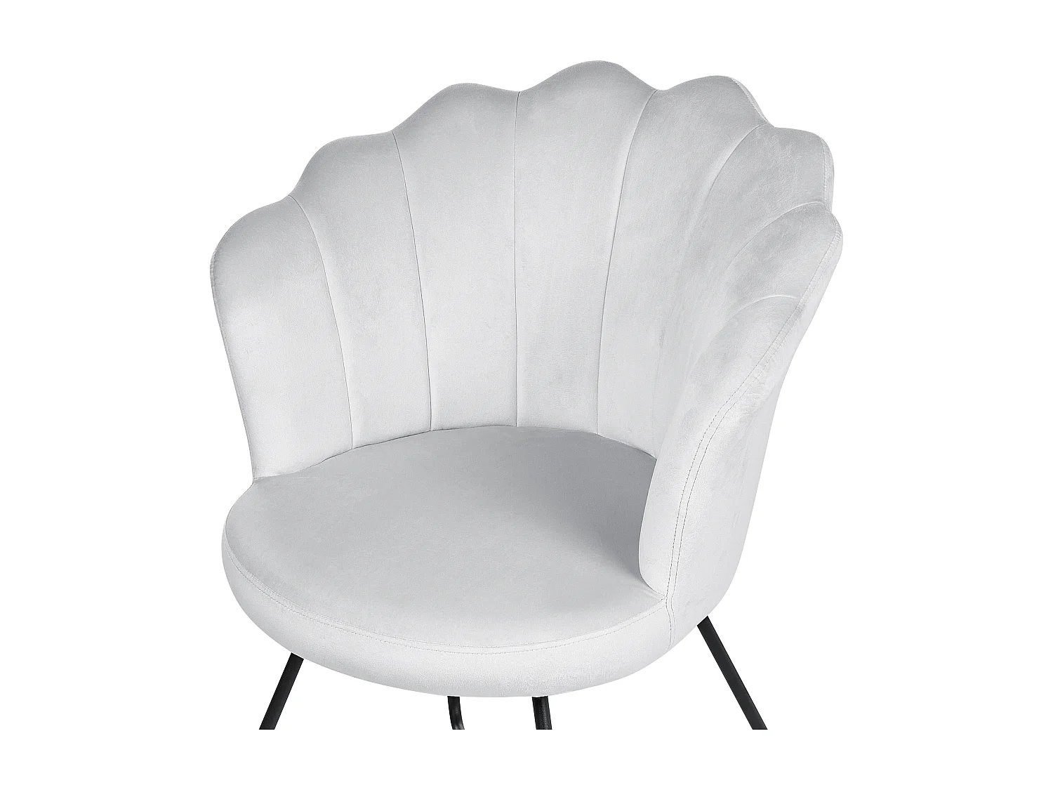 Fauteuil LOVELOCK Velours Gris