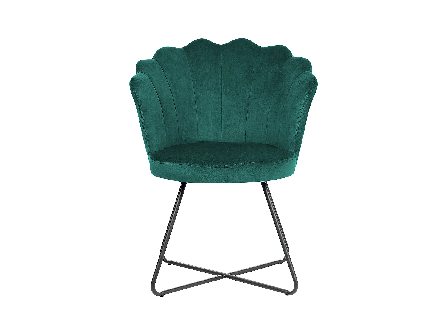 Fauteuil LOVELOCK Velours Vert émeraude