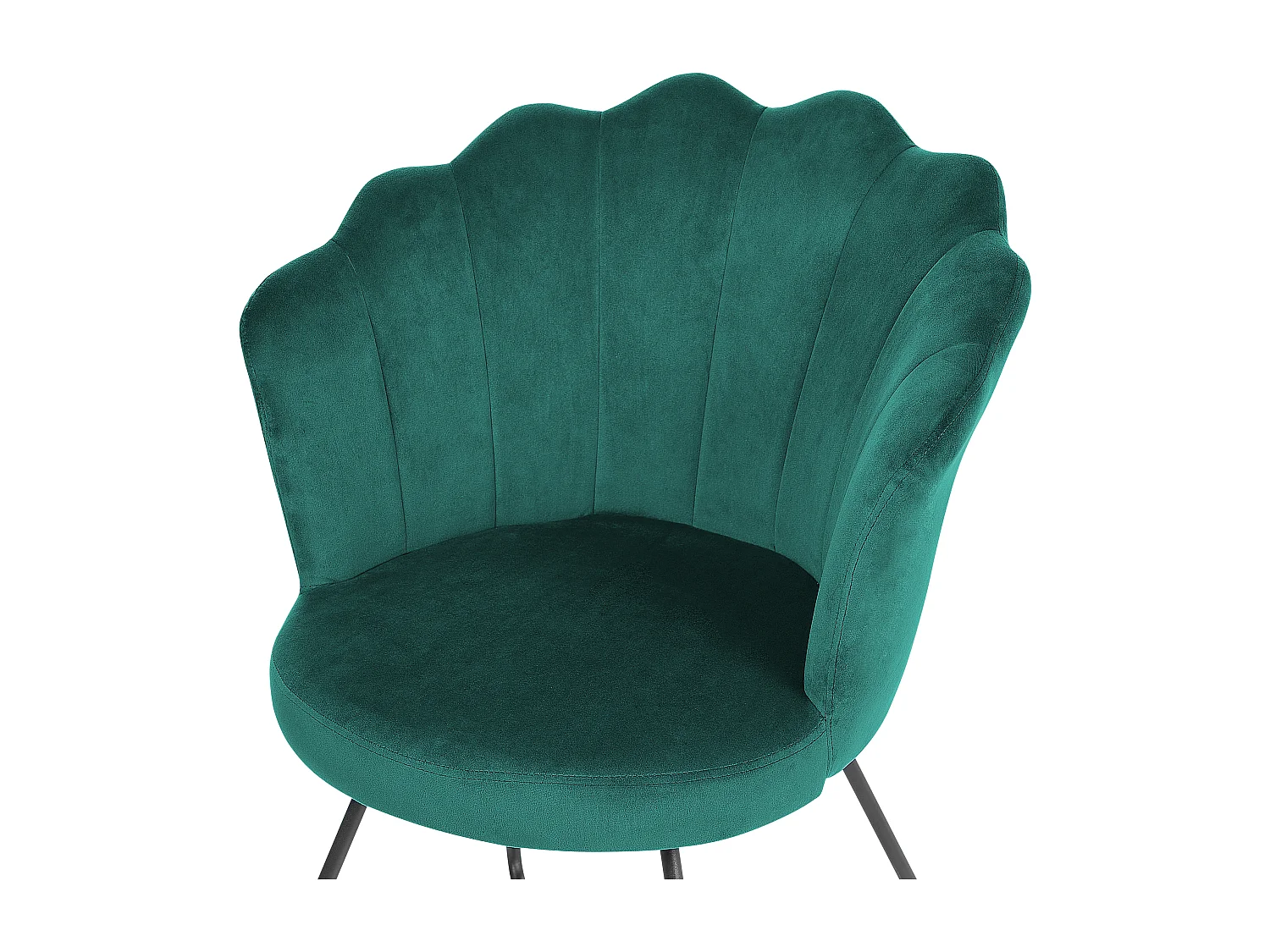 Fauteuil LOVELOCK Velours Vert émeraude