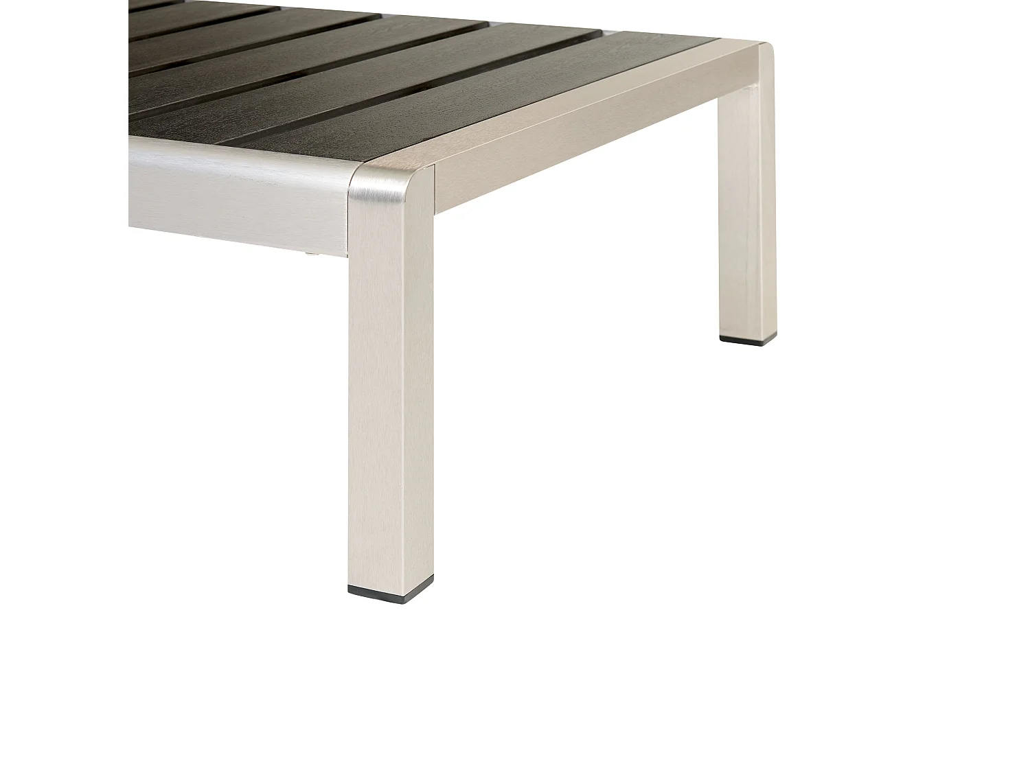 Ligstoel NARDO Metaal Zwart/zilver