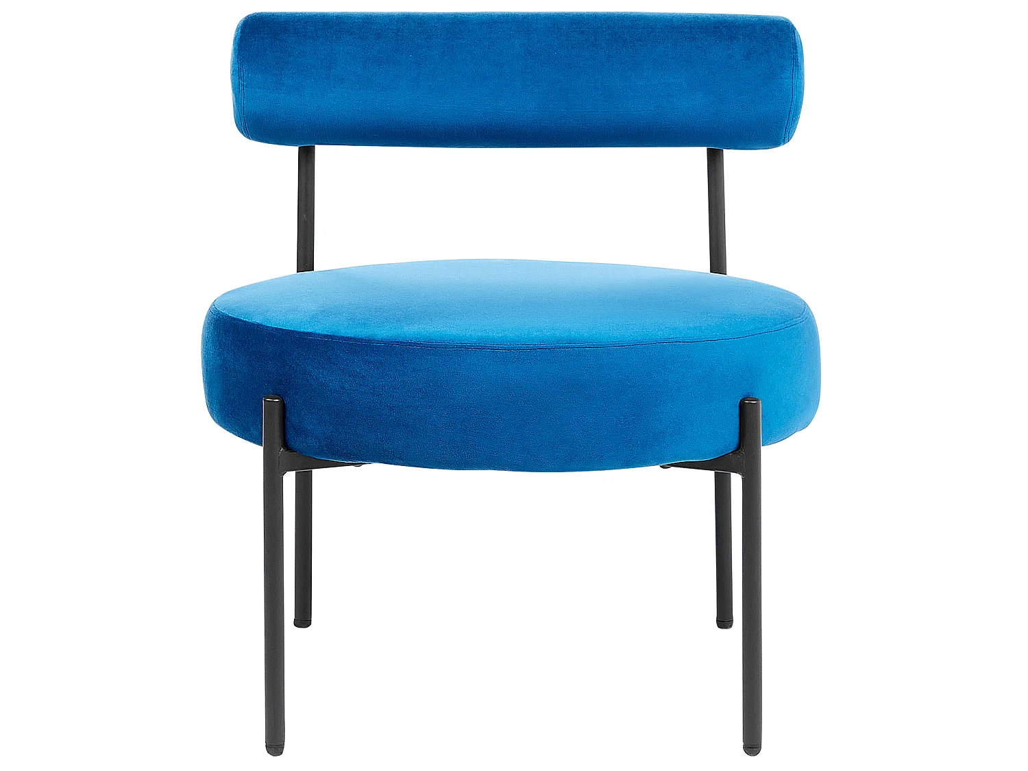 Fauteuil ALPHA Velours Bleu marine