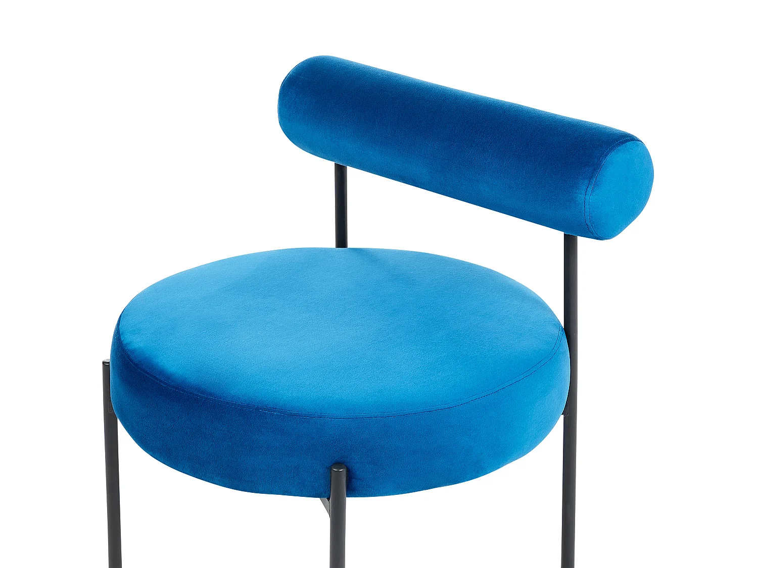 Fauteuil ALPHA Velours Bleu marine