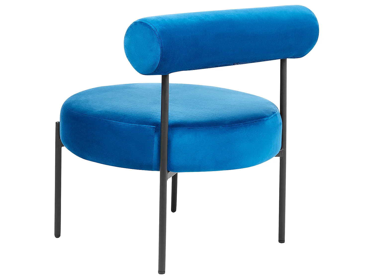 Fauteuil ALPHA Velours Bleu marine