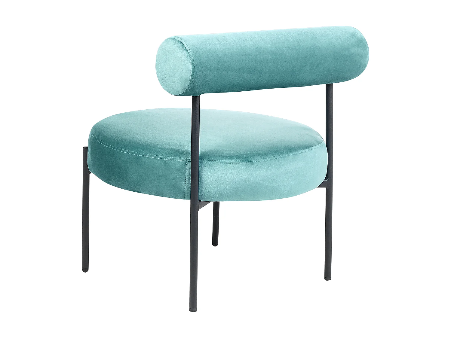 Fauteuil ALPHA Velours Turquoise