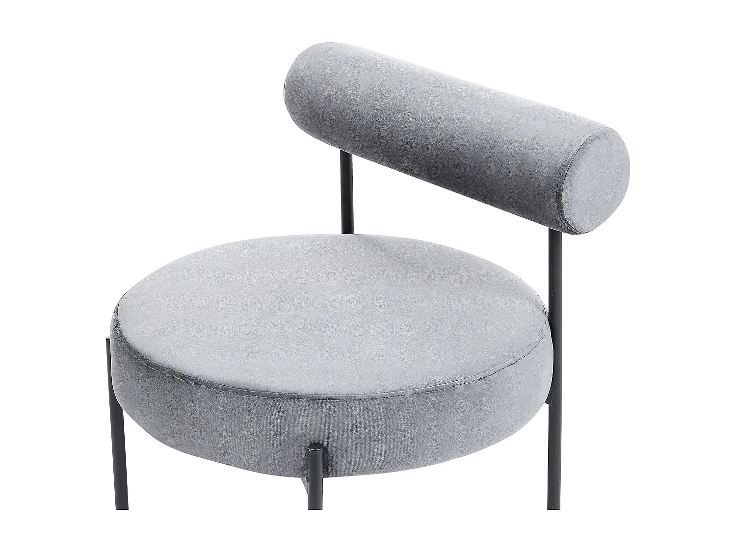 Fauteuil ALPHA Fluweel Grijs