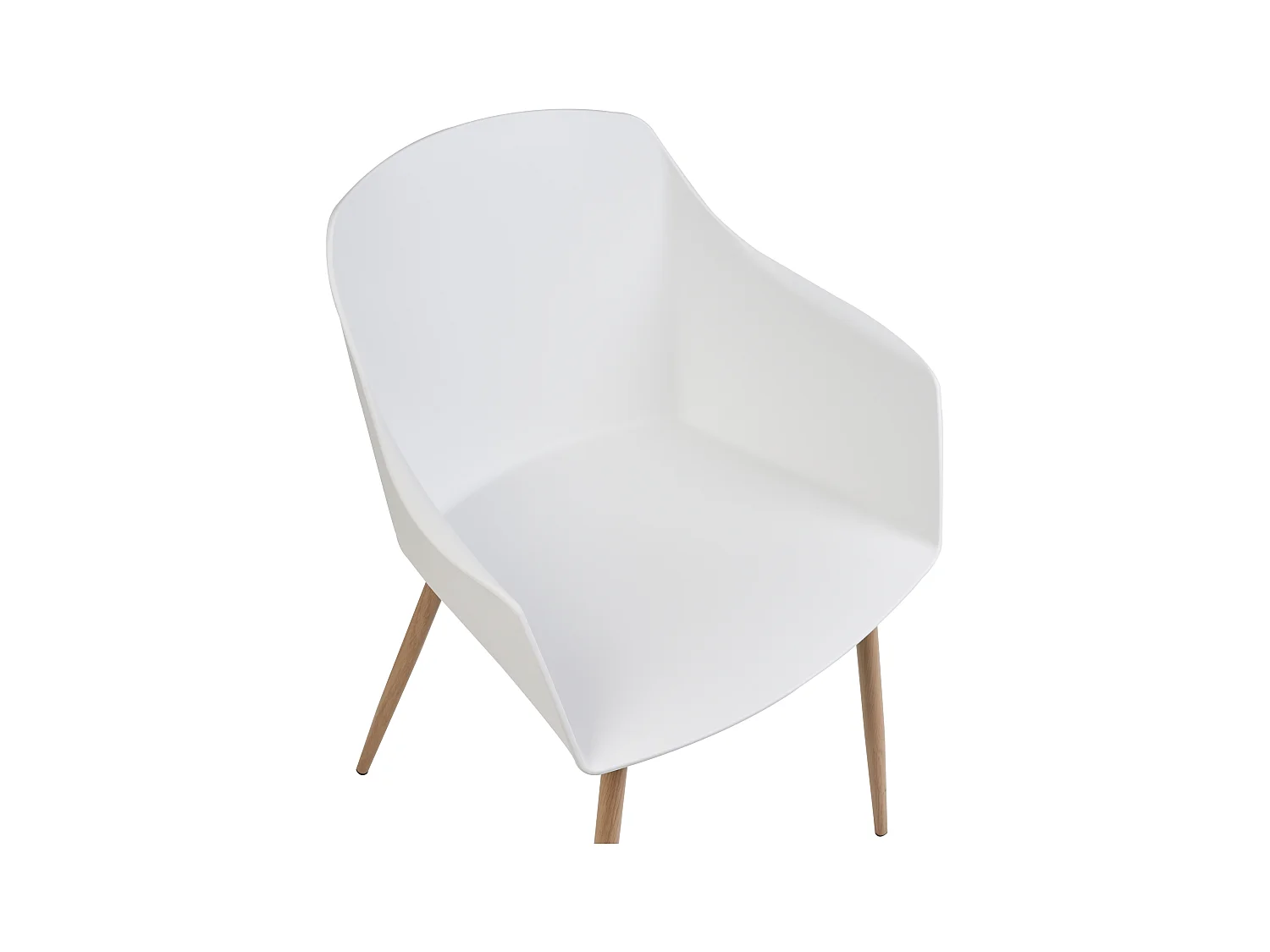 Set van 2 eetkamerstoelen FONDA II Wit