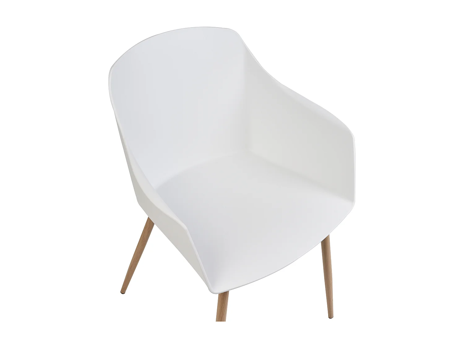 Lot de 2 chaises de salle à manger FONDA II Blanc
