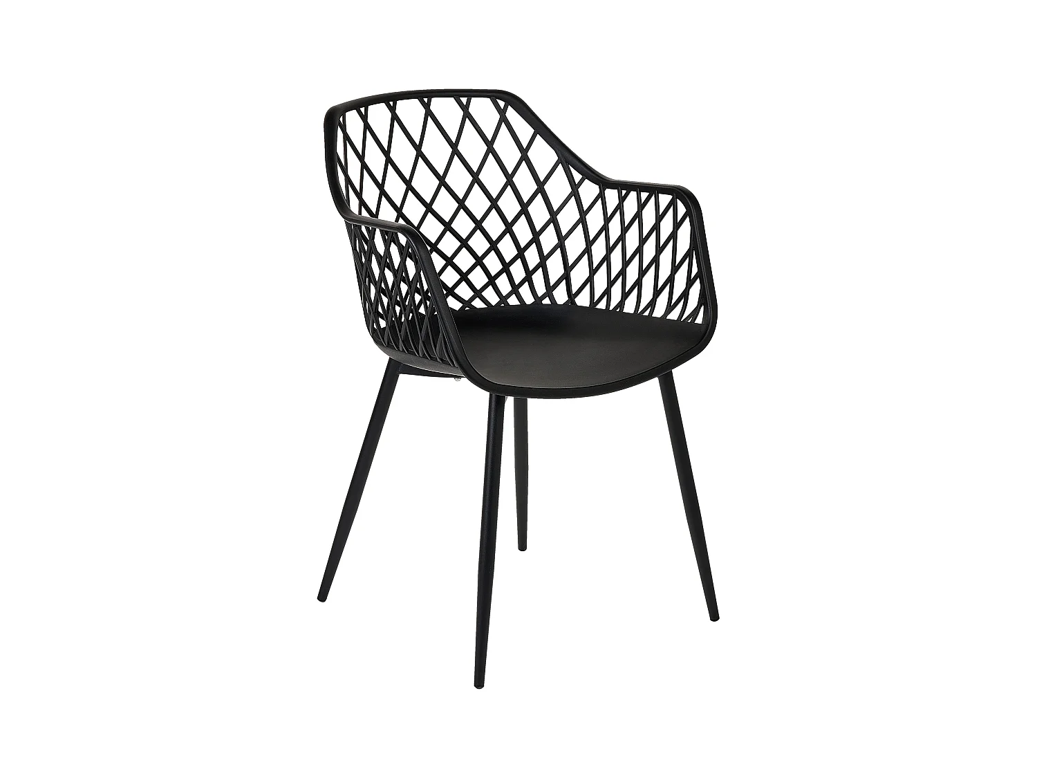 Lot de 2 chaises de salle à manger NASHUA II Noir