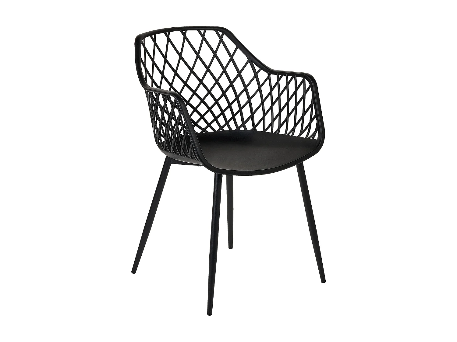 Lot de 2 chaises de salle à manger NASHUA II Noir