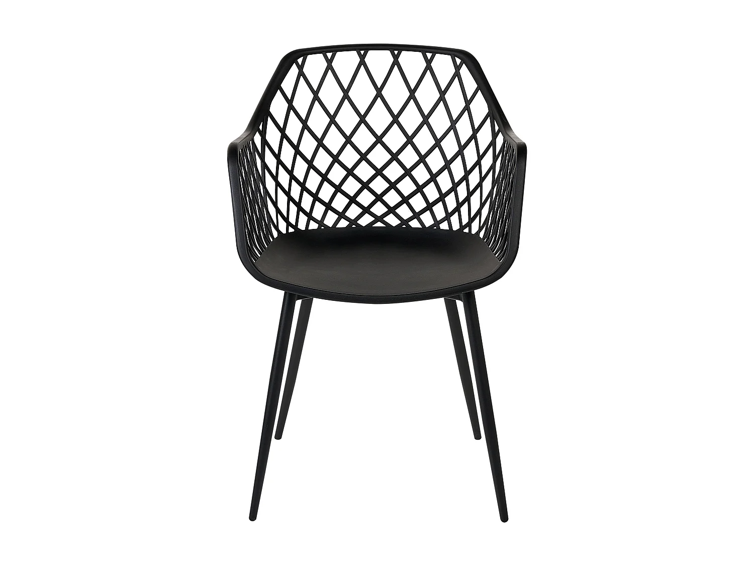 Lot de 2 chaises de salle à manger NASHUA II Noir