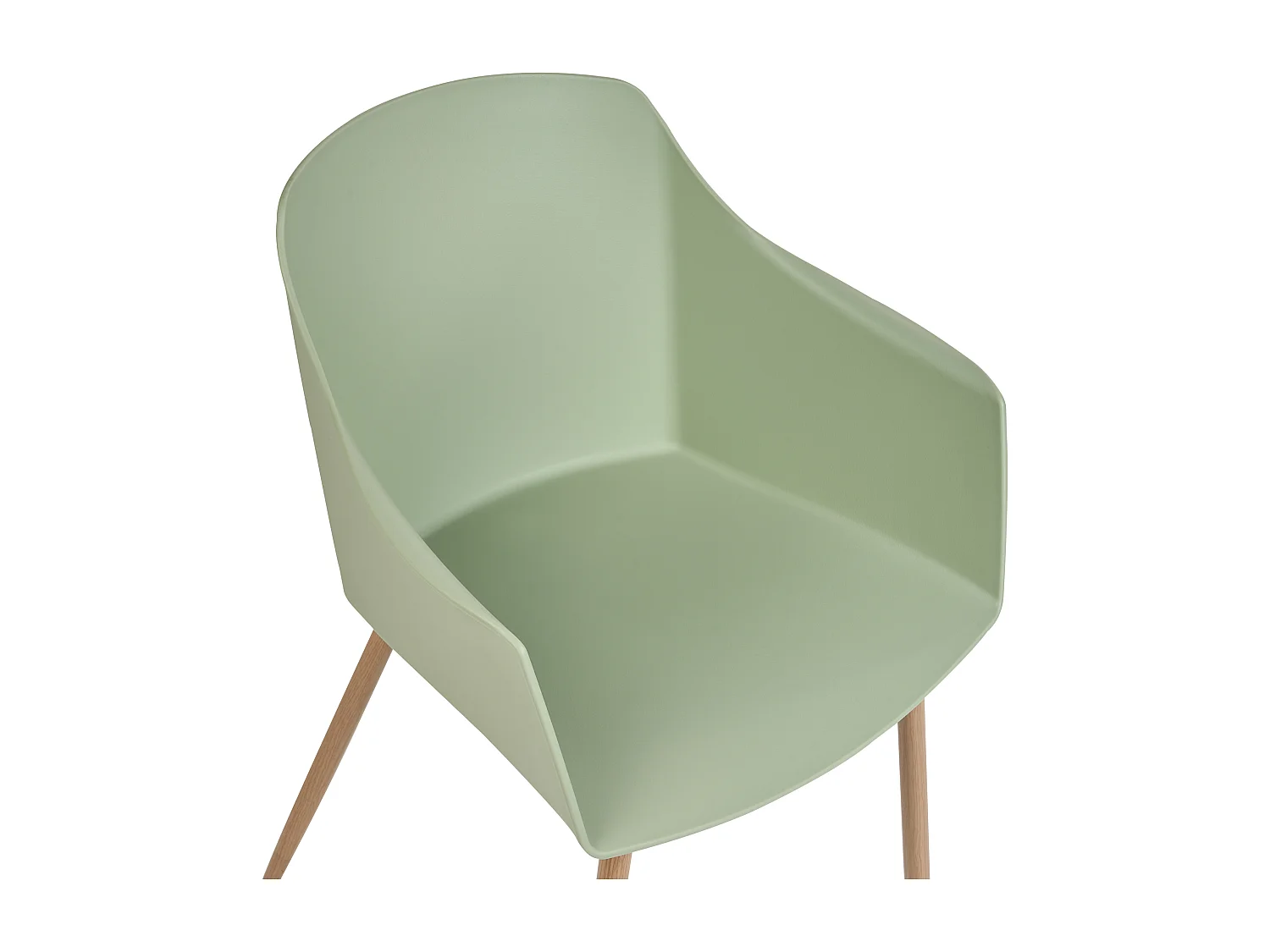 Lot de 2 chaises de salle à manger FONDA II Vert clair