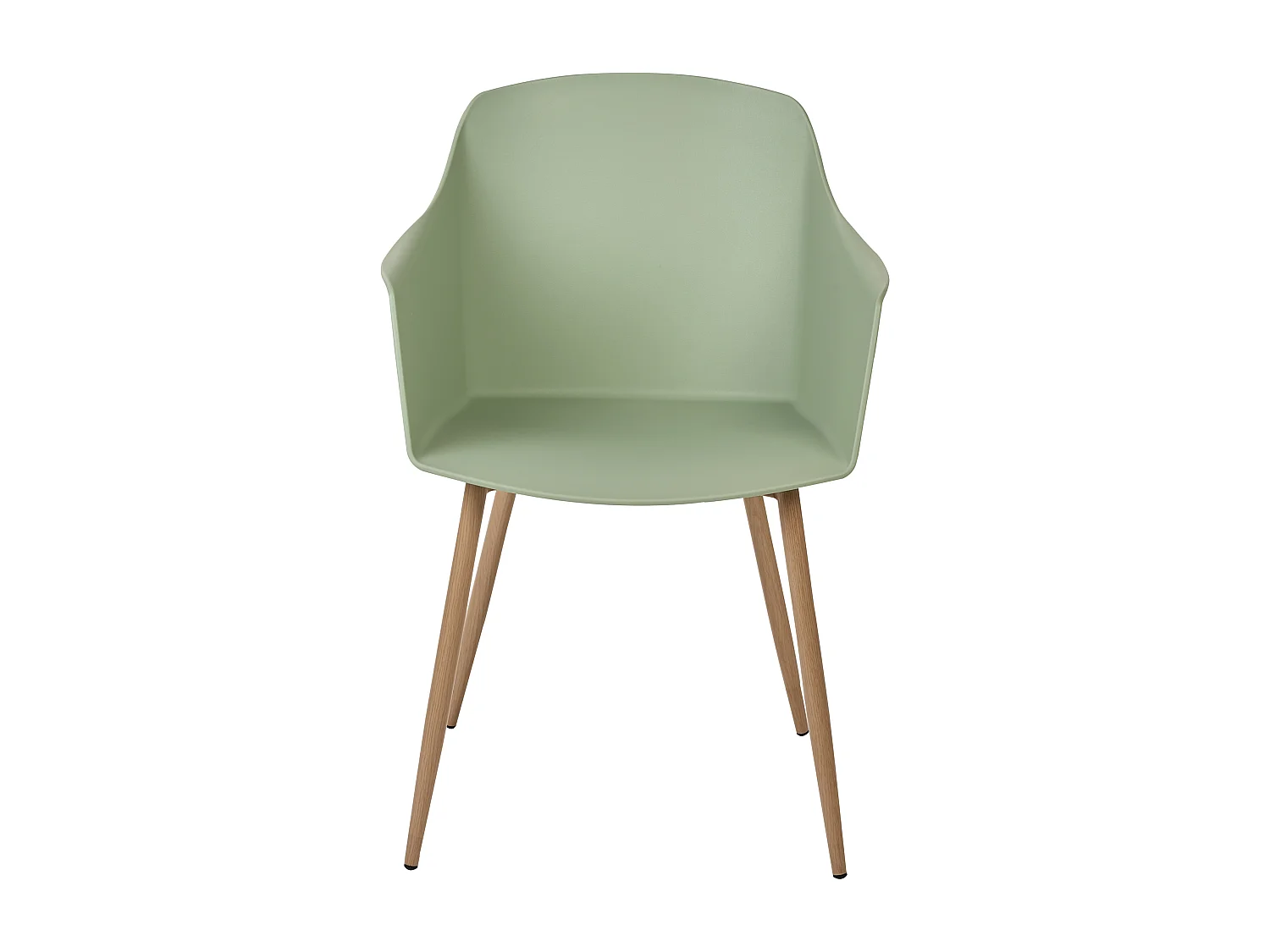 Lot de 2 chaises de salle à manger FONDA II Vert clair