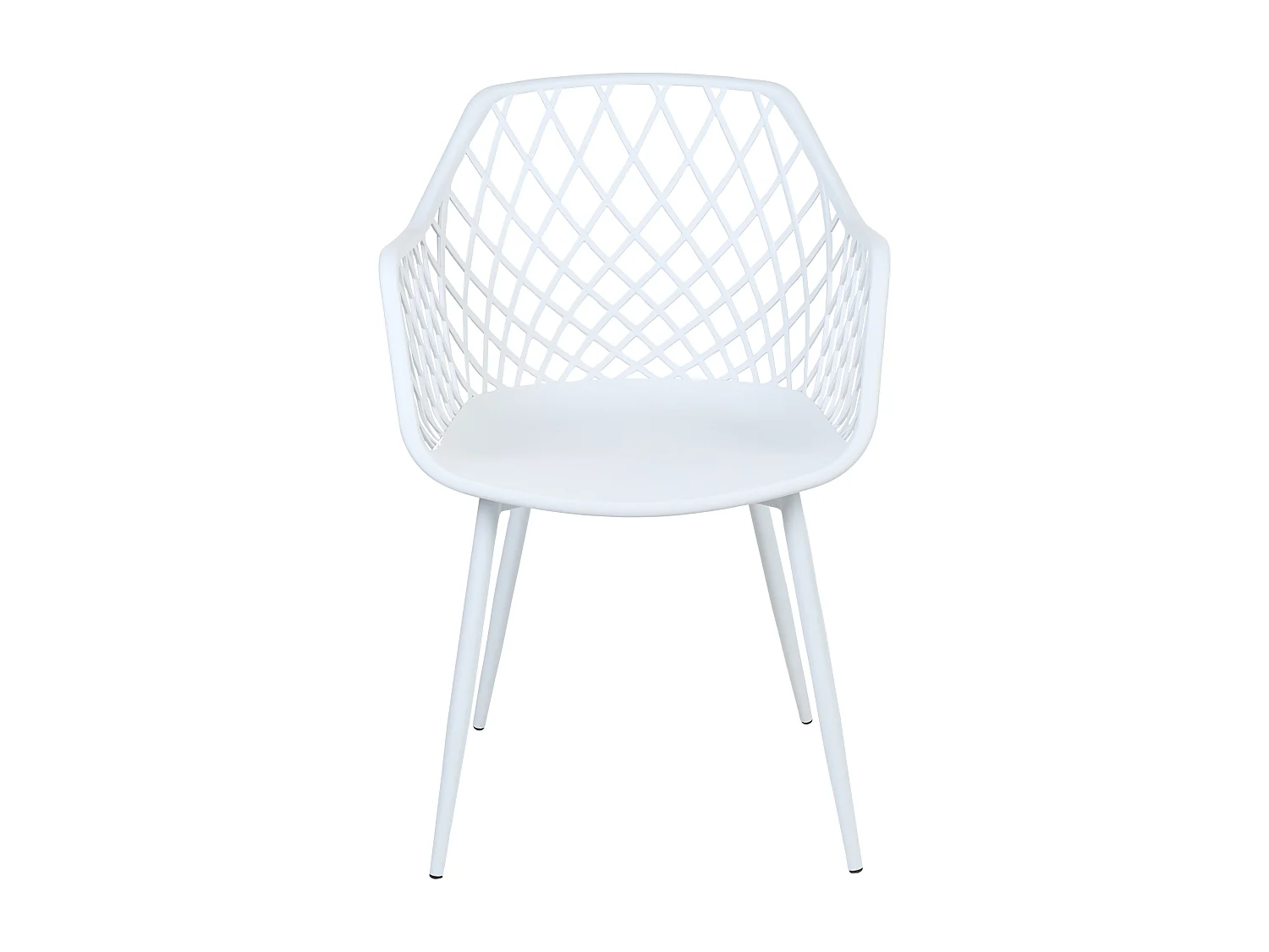 Lot de 2 chaises de salle à manger NASHUA II Blanc