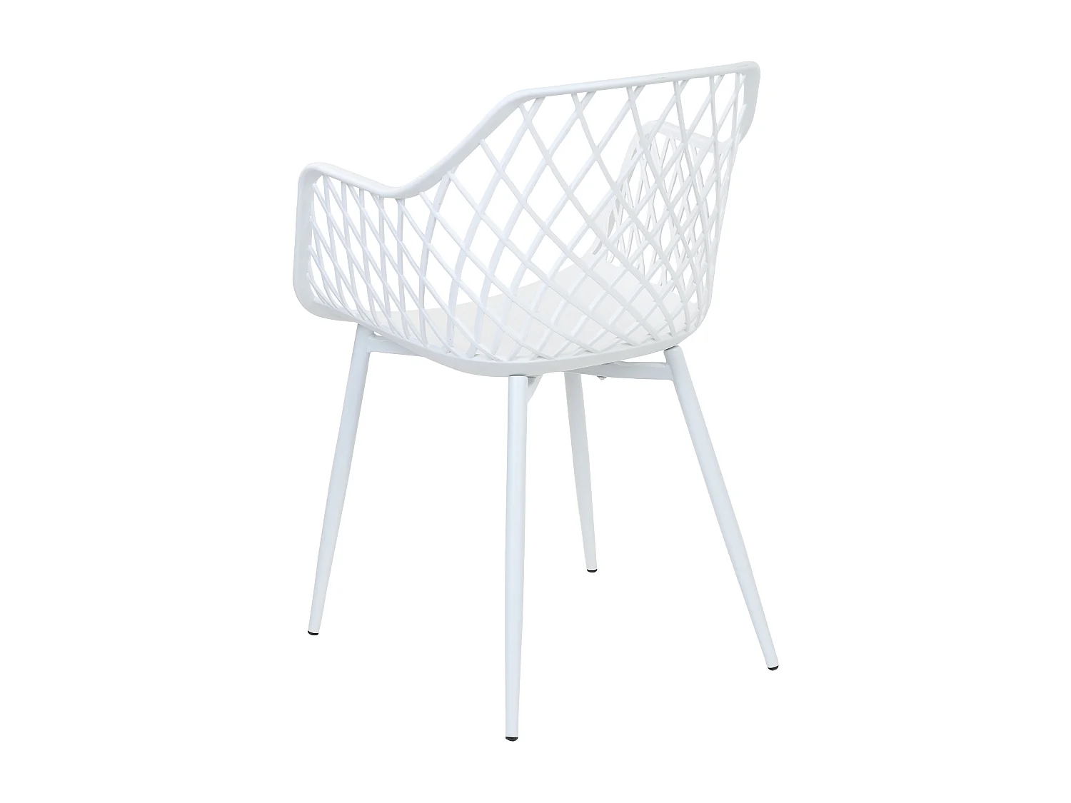Lot de 2 chaises de salle à manger NASHUA II Blanc