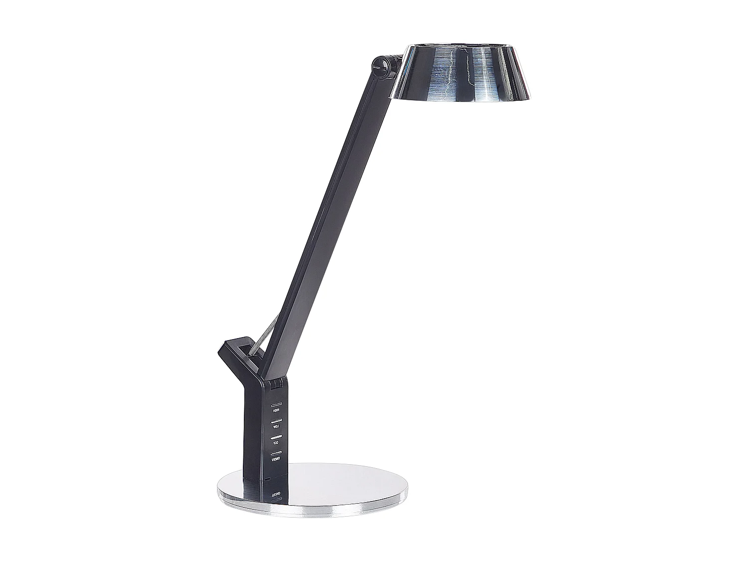 Lampada da scrivania a LED CHAMAELEON con dimmer Metallo Argento