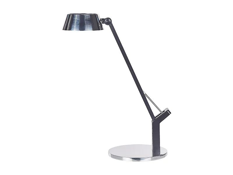LED Schreibtischlampe CHAMAELEON mit Dimmer Metall Silber