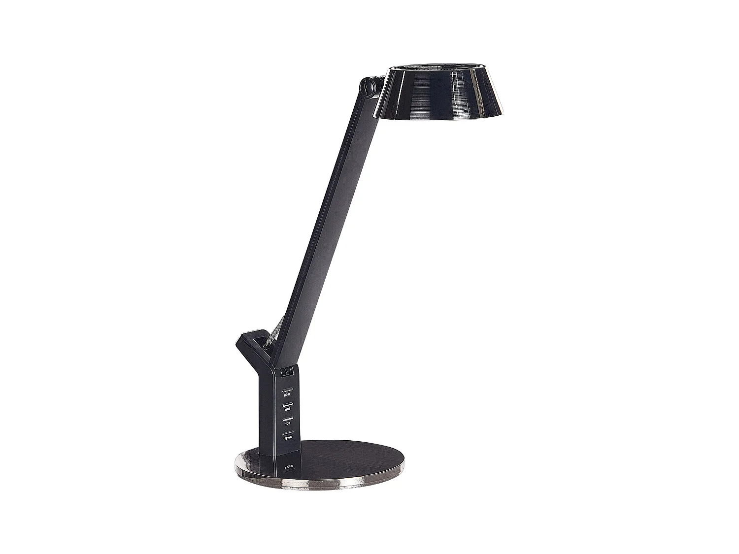 Schreibtischlampe LED mit USB-Port messing verstellbar 40 cm dimmbar Chamaeleon