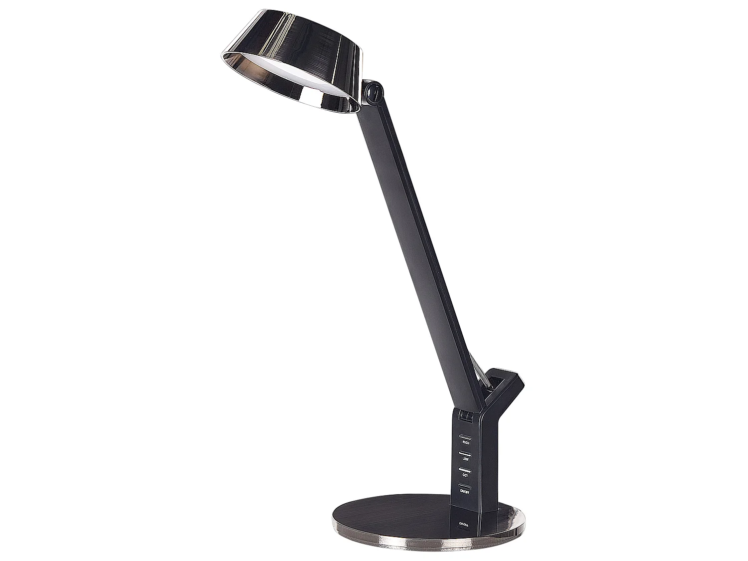LED Schreibtischlampe CHAMAELEON mit USB-Anschluss Metall Messing
