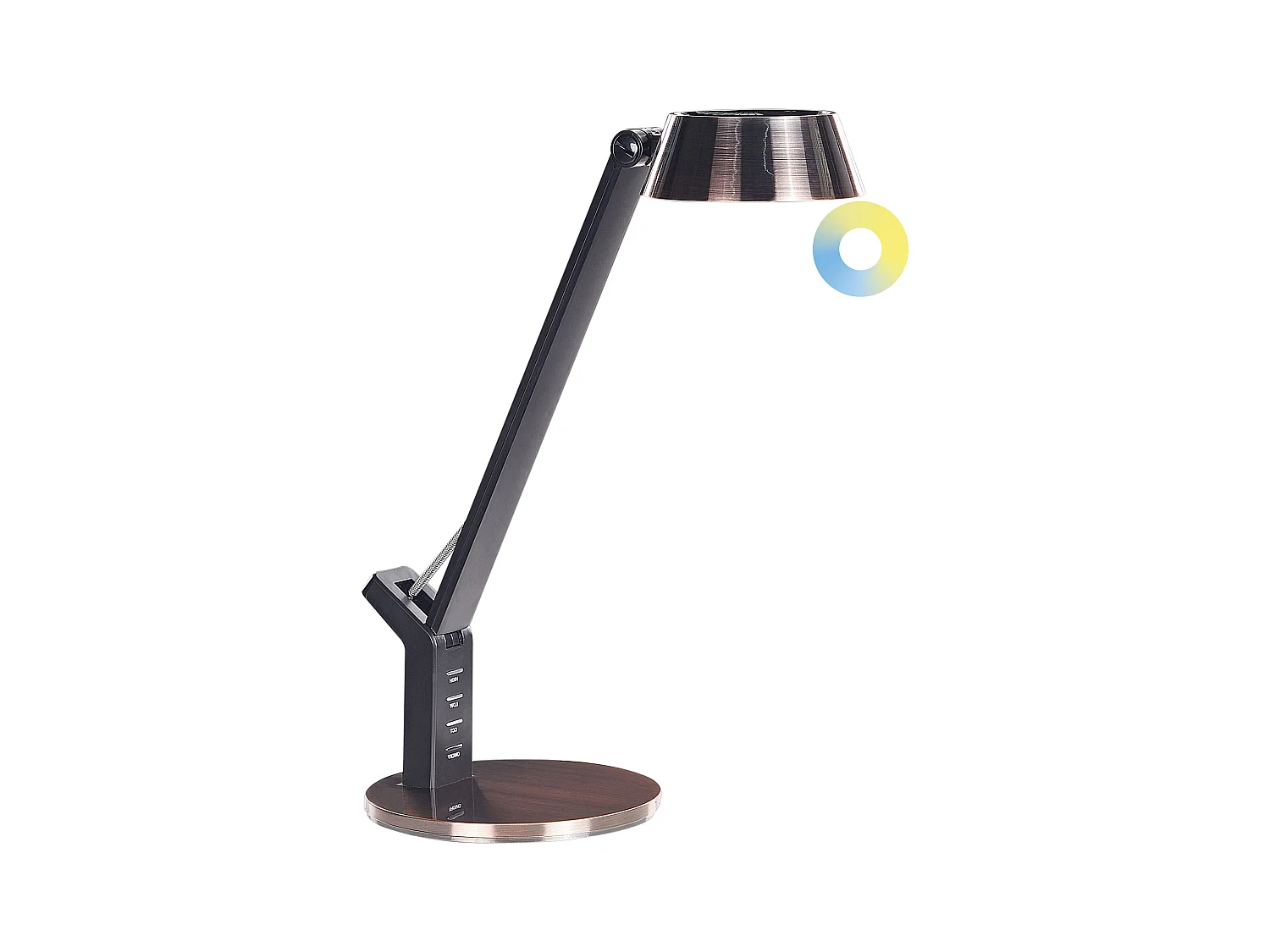 Lampe de bureau LED CHAMAELEON Avec variateur Métal Cuivré