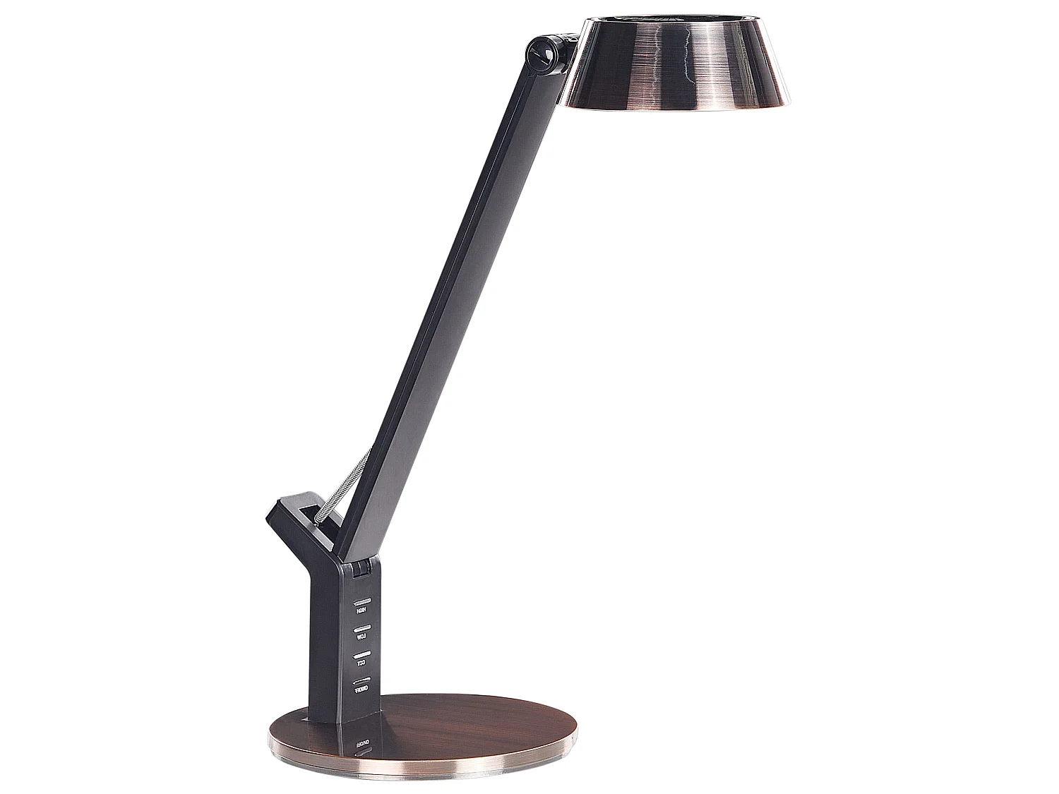 Lampe de bureau LED CHAMAELEON Avec variateur Métal Cuivré