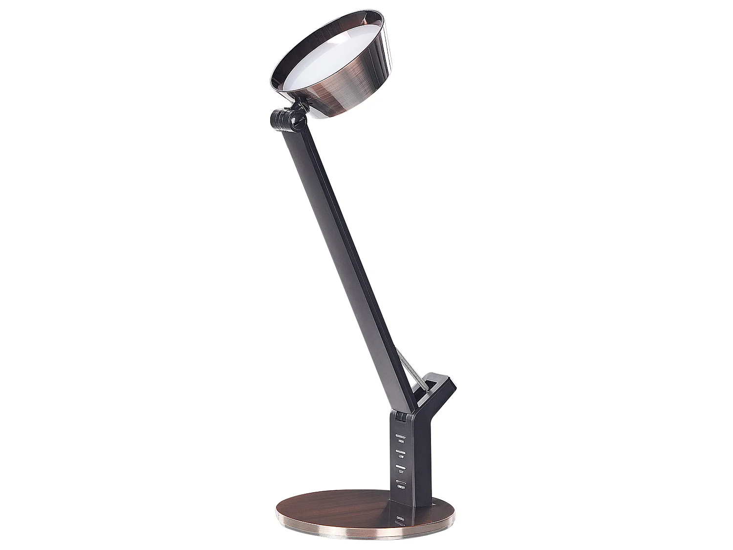 Lampe de bureau LED CHAMAELEON Avec variateur Métal Cuivré