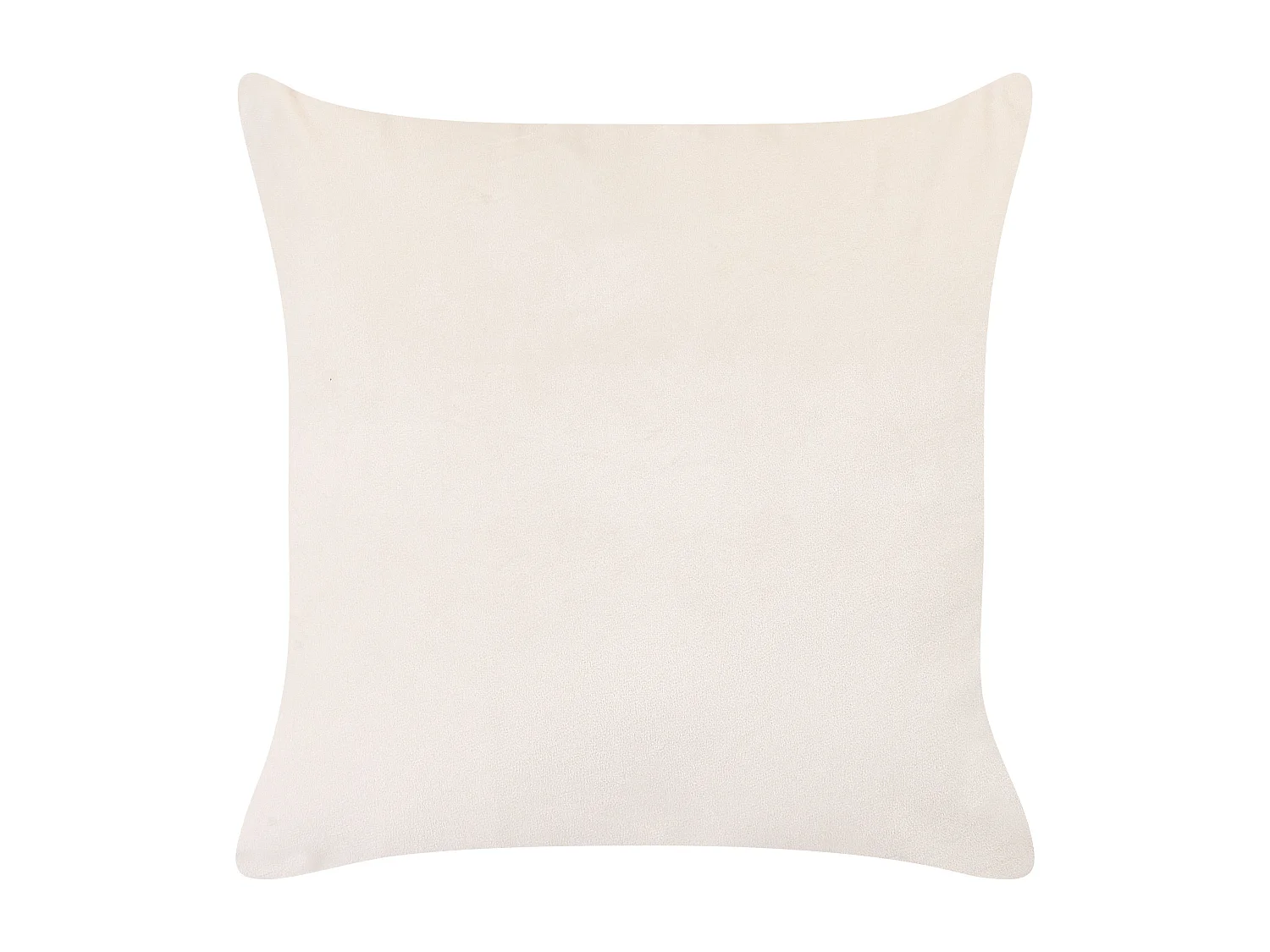 Dekokissen Samt rosa / beige 45 x 45 cm im 2er Set Blumen Muster Triteleia