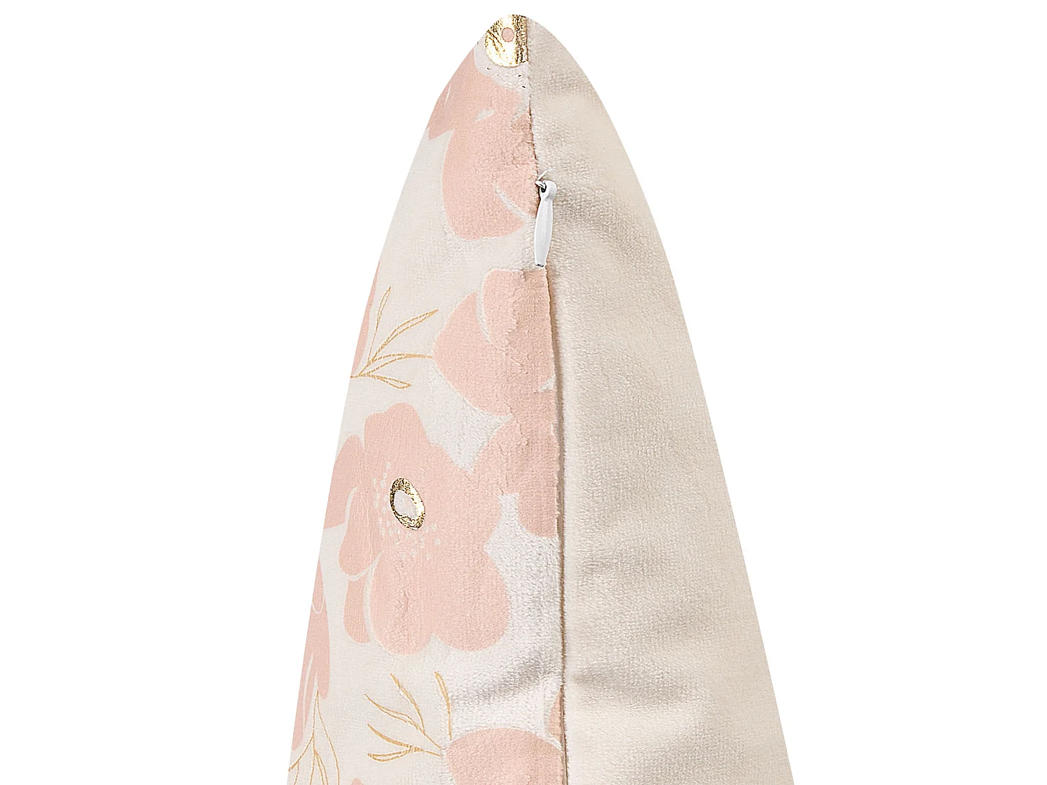 Set van 2 decoratieve kussens TRITELEIA Fluweel 45 x 45 cm Roze Bloempatroon