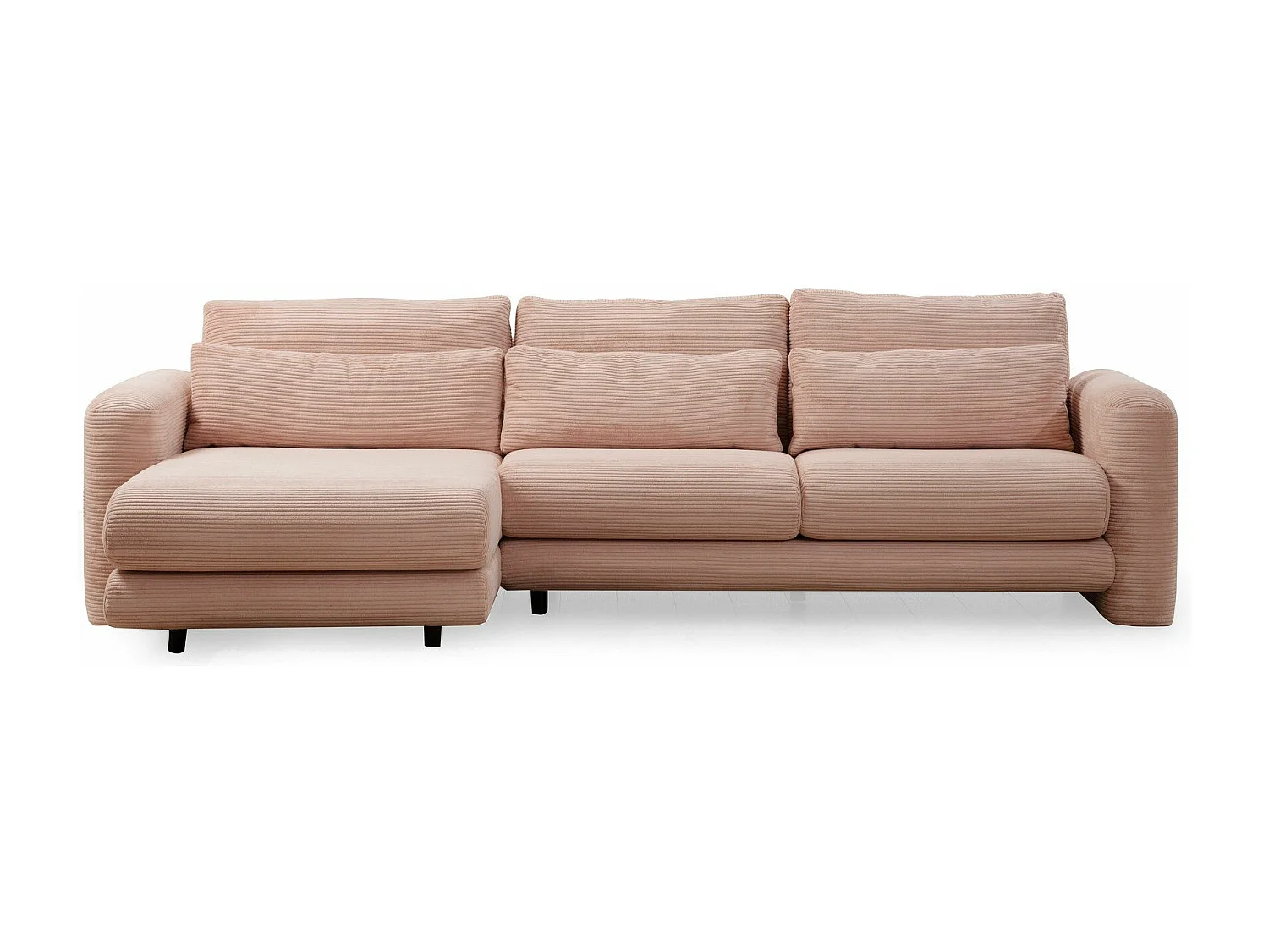 Sofá rinconero Altadena 333, Rosa, 290x165x73cm