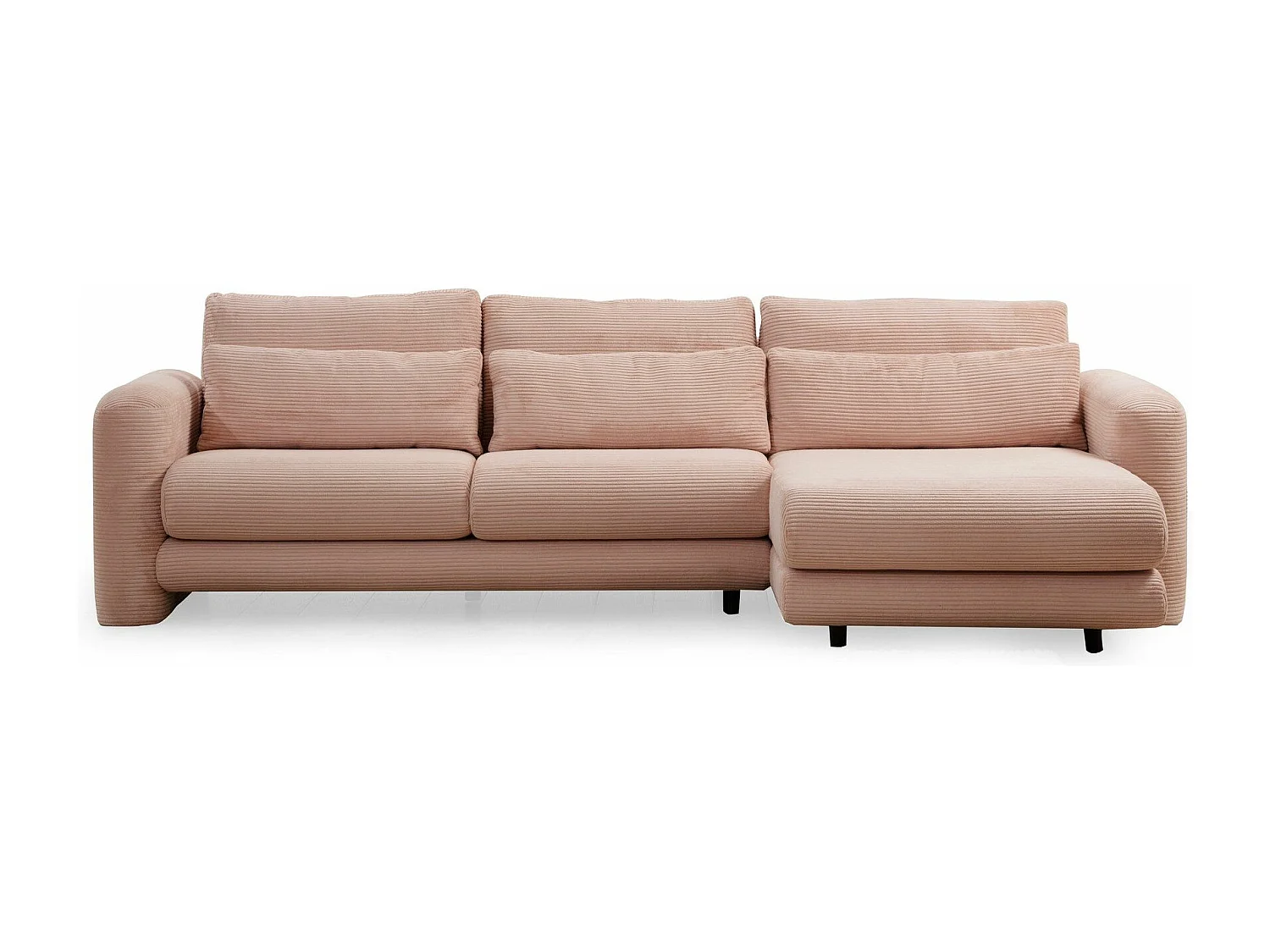 Sofá rinconero Altadena 333, Rosa, 290x165x73cm