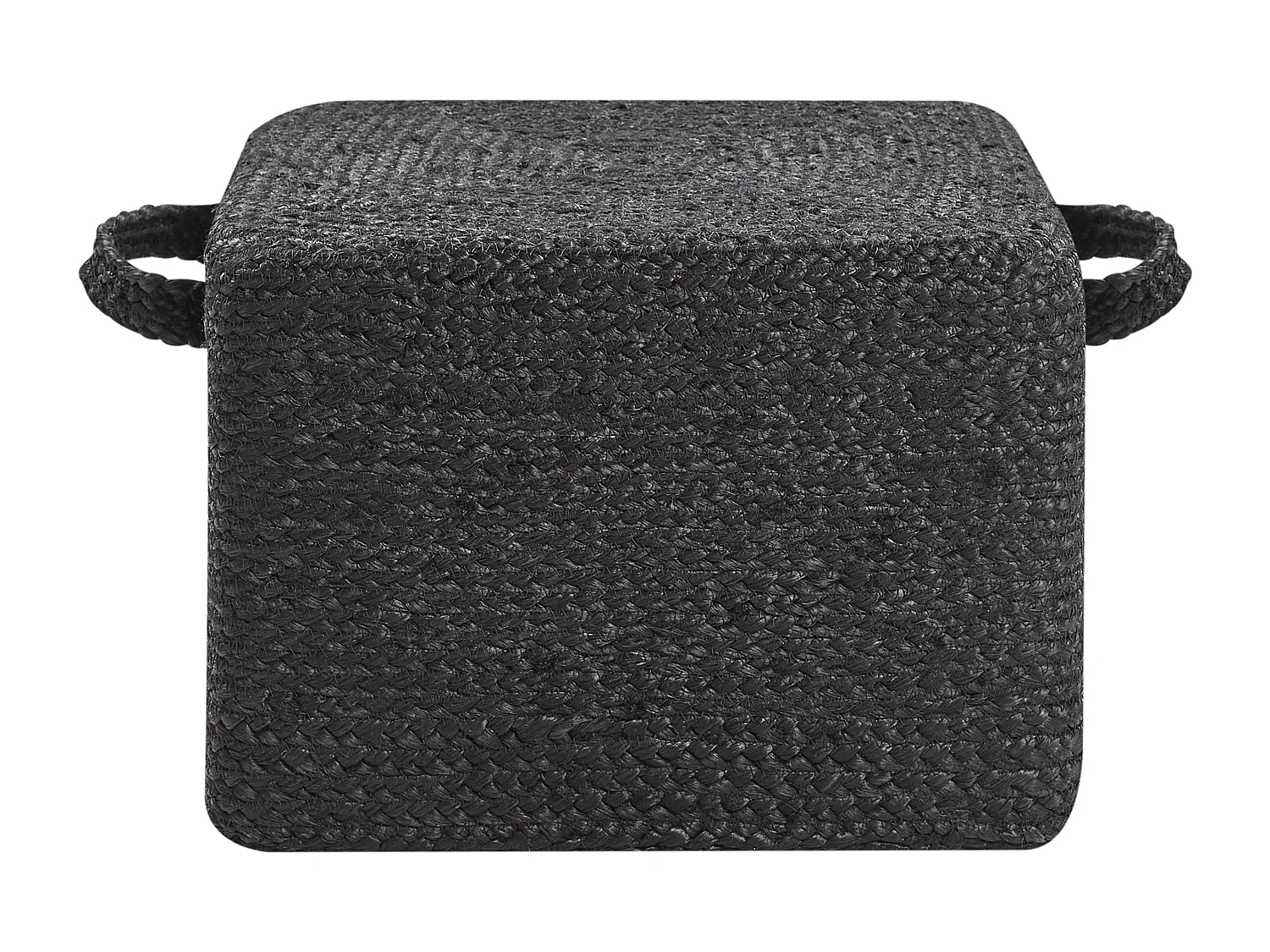 Pouf DHADAR Jute Noir