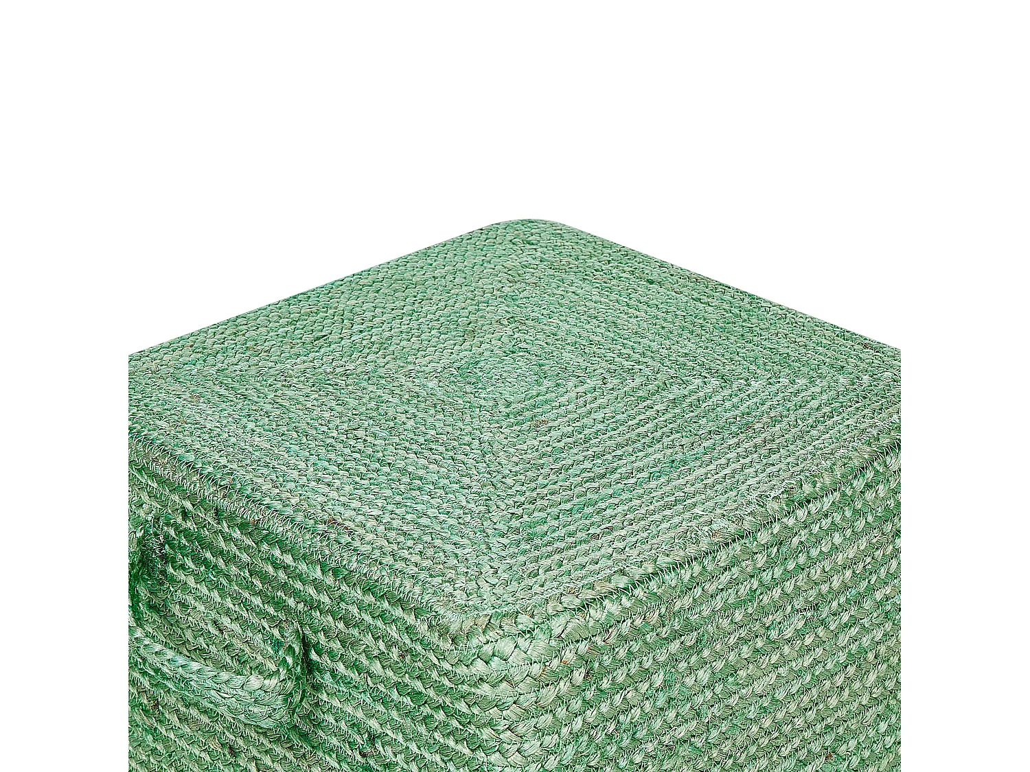Pouf DHADAR Jute Vert 45 cm 45 cm 30 cm