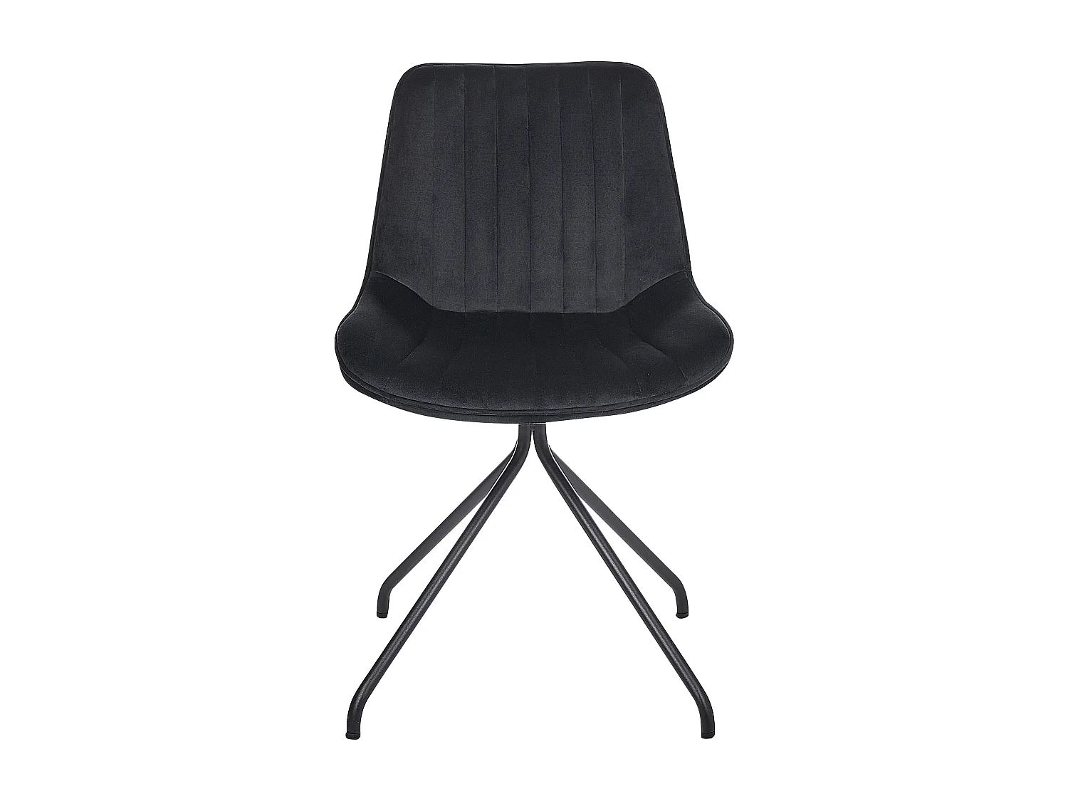 Lot de 2 chaises de salle à manger NAVASOTA Velours Noir