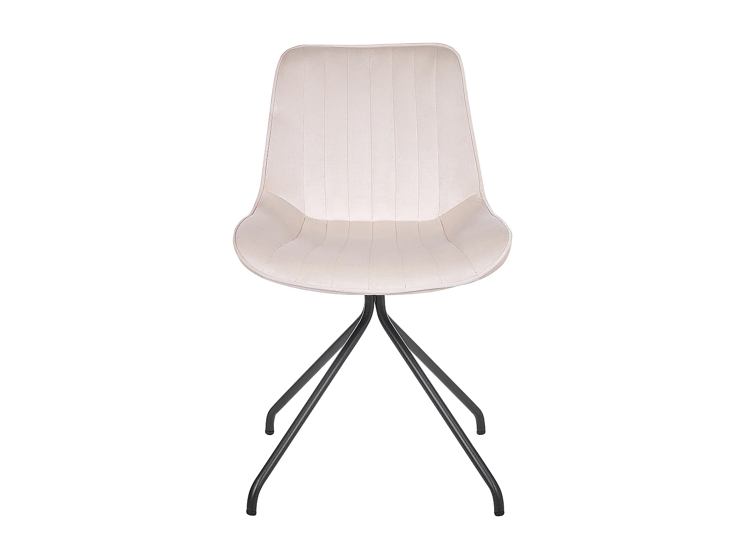Lot de 2 chaises de salle à manger NAVASOTA Velours Beige