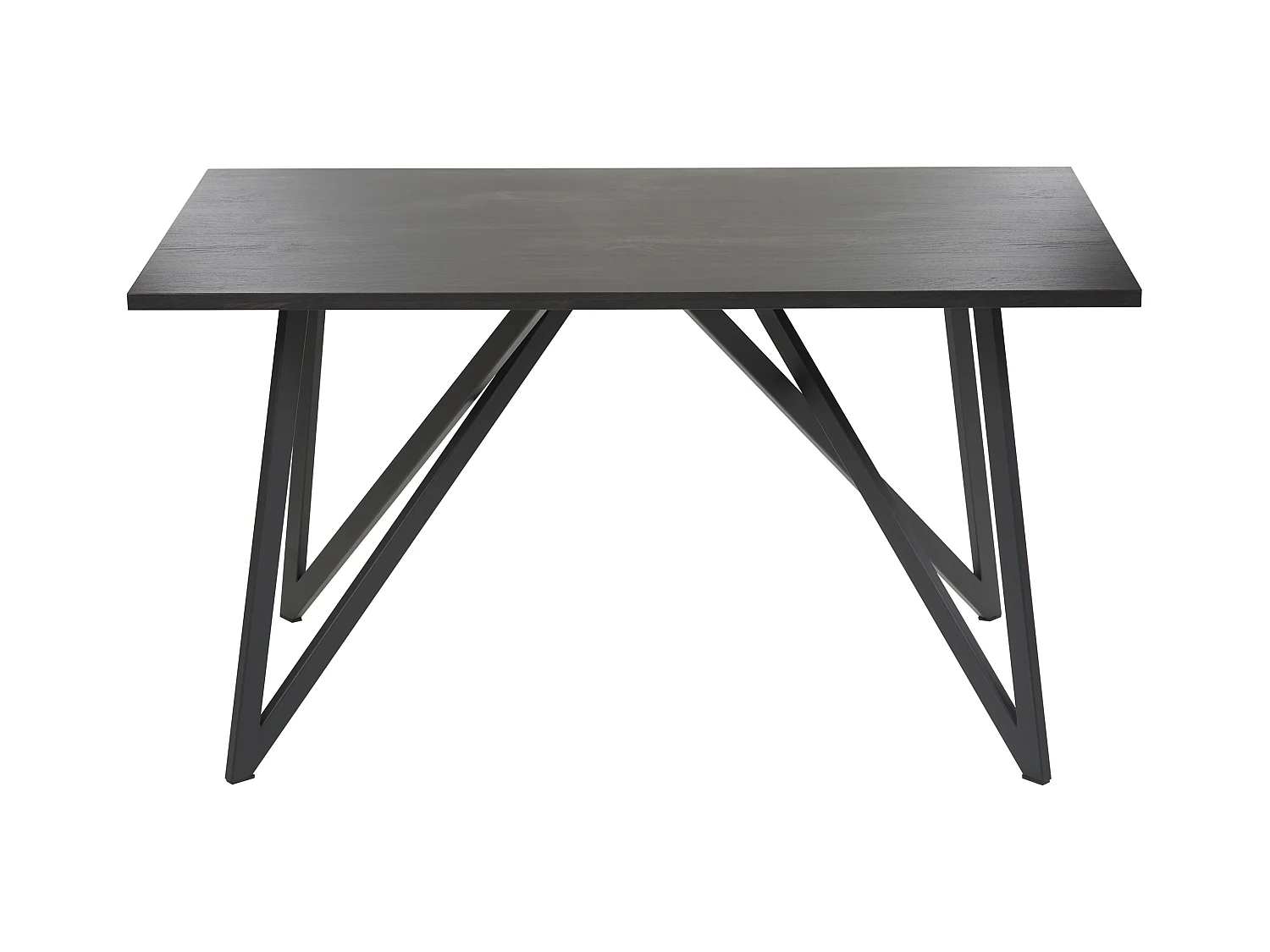 Table de repas ANNIKA Noir 140 cm 80 cm