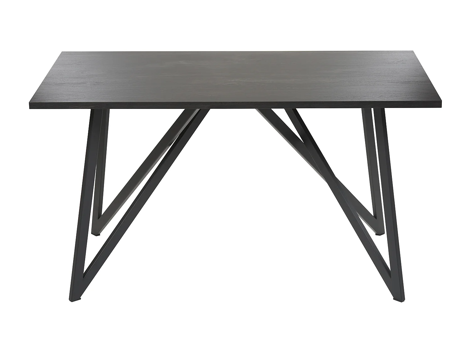 Table de repas ANNIKA Noir 140 cm 80 cm