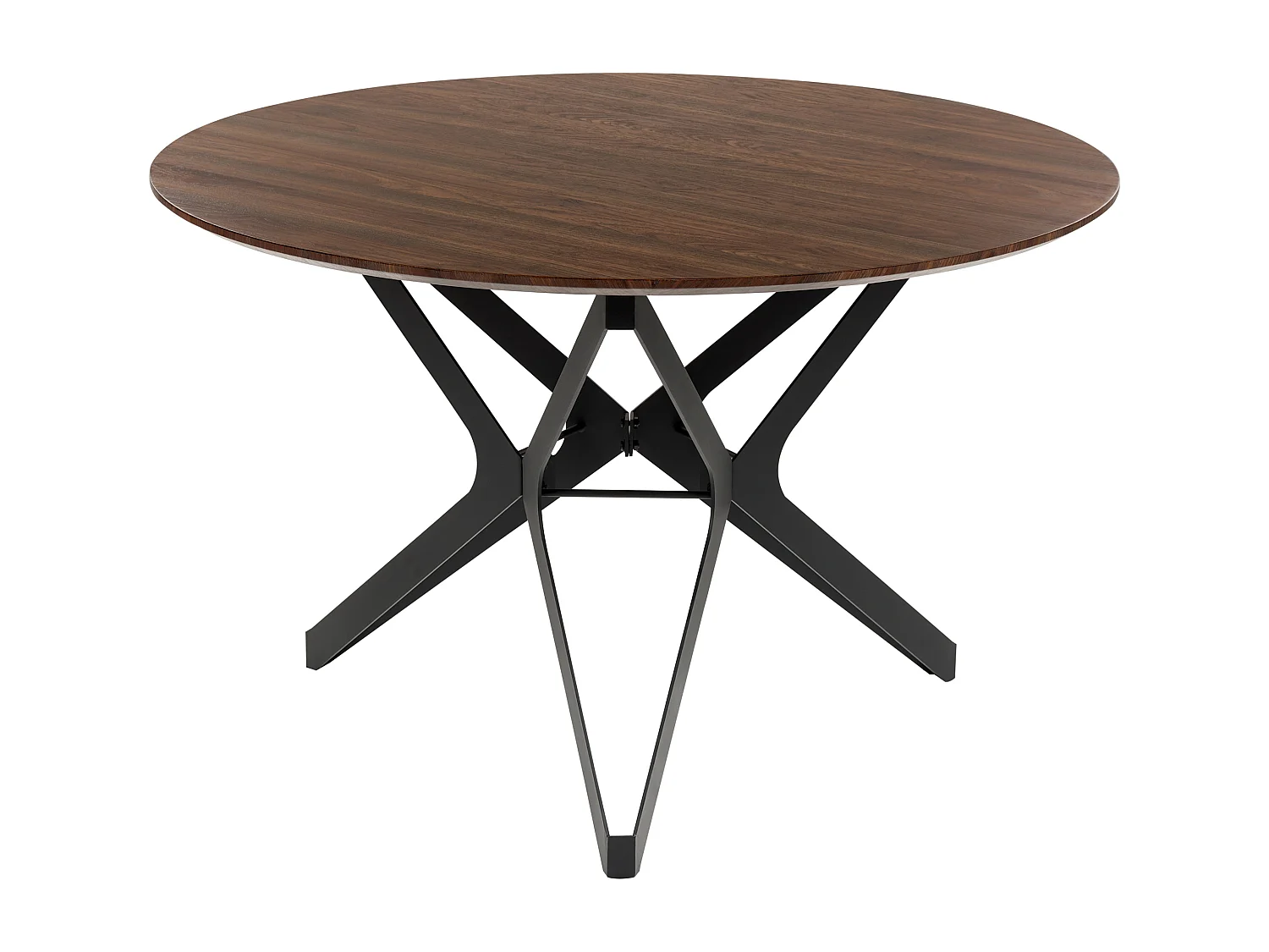 Mesa de jantar ALURE Castanho escuro 120 cm 120 cm