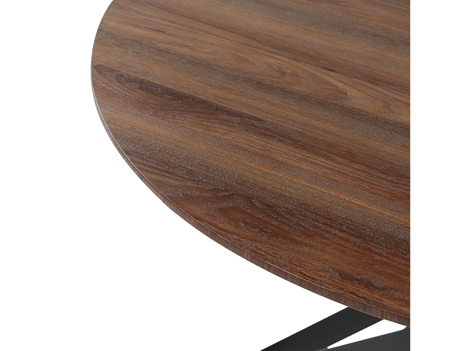 Mesa de jantar ALURE Castanho escuro 120 cm 120 cm