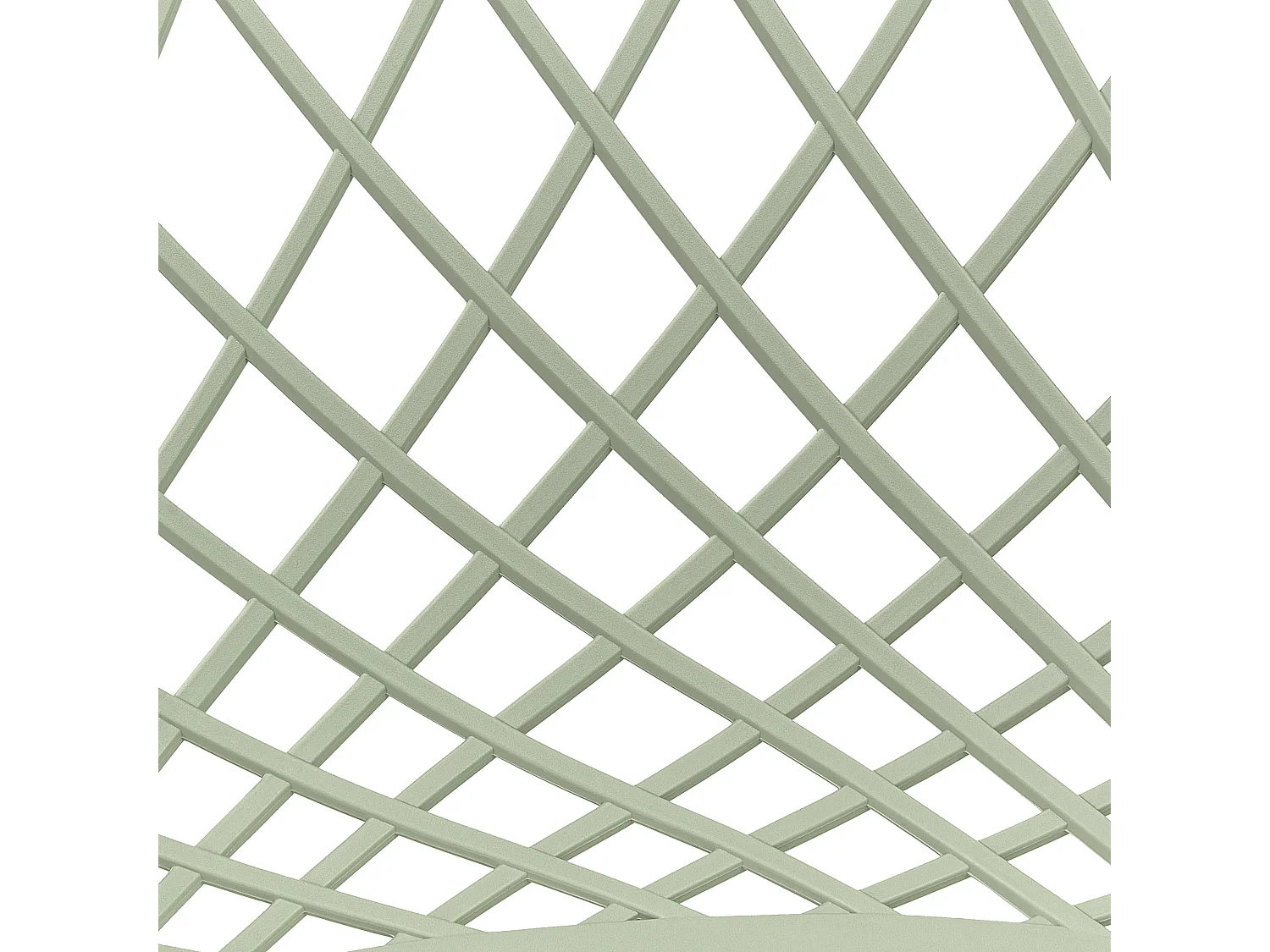 Esszimmerstuhl 2er Set Kunststoff grün mit Metallgestell Modern Canton II