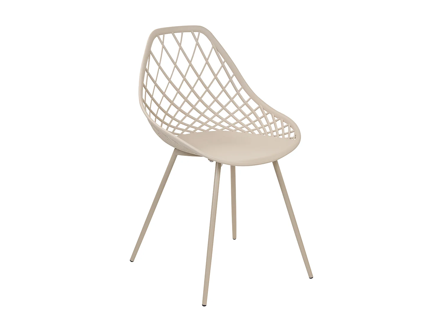 Lot de 2 chaises de salle à manger CANTON II Beige