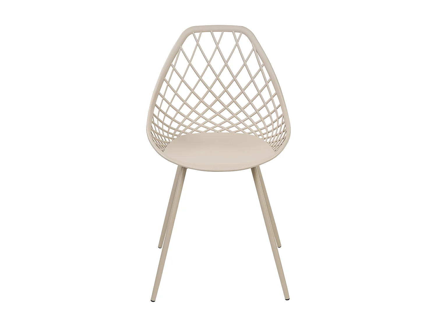 Lot de 2 chaises de salle à manger CANTON II Beige