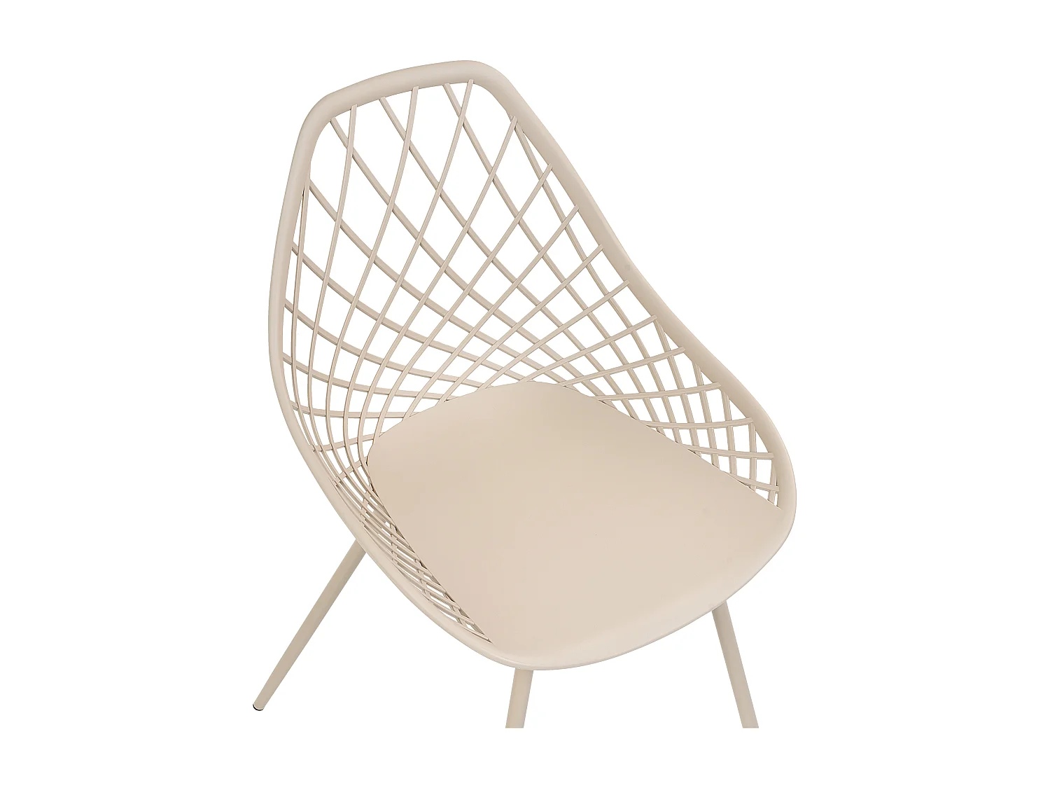 Lot de 2 chaises de salle à manger CANTON II Beige