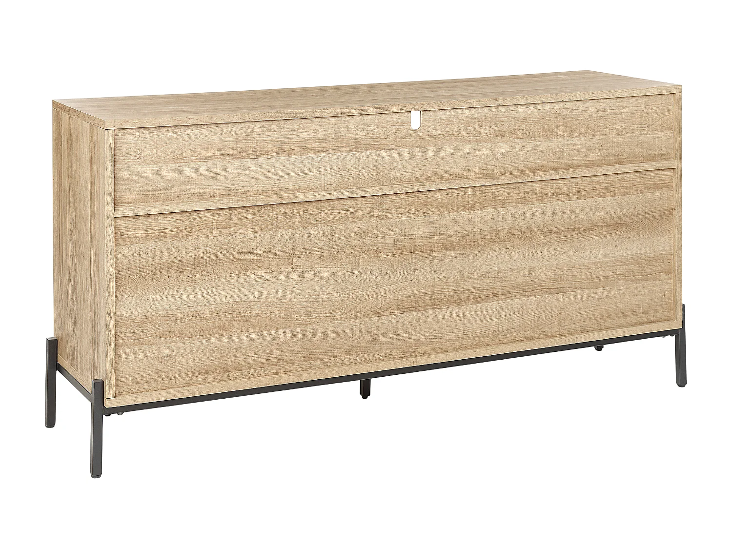 Kast MOINES Bruin/zwart