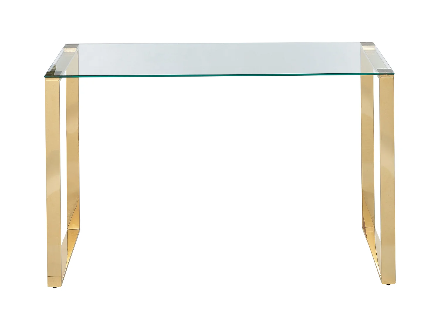 Console TILON Verre de sécurité Doré