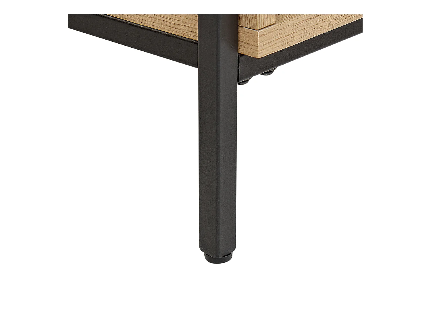 Meuble TV MOINES Marron/noir